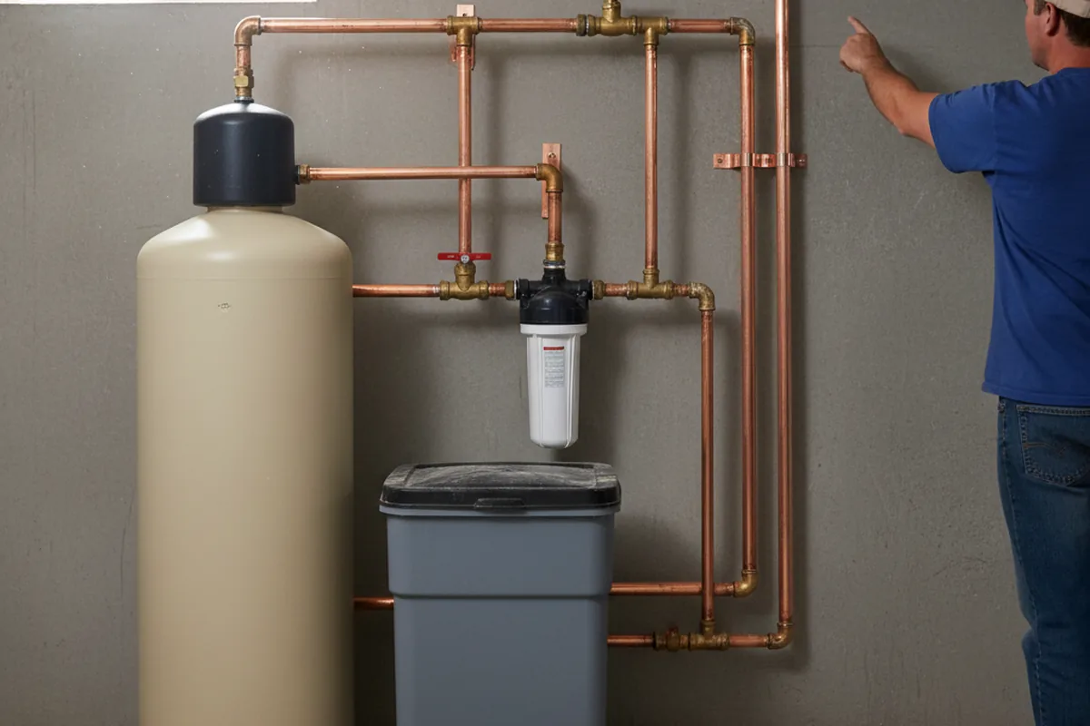 Whole-house water treatment system installed in Willamina